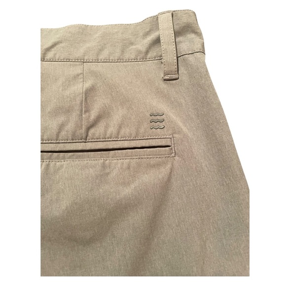 Free Fly Mens Light Gray Performance Chino Shorts Size 38 - Picture 3 of 5